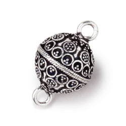 16mm Miligrain Circular Design Round Magnetic Clasp 1 piece (ONLINE ORDER ONLY)