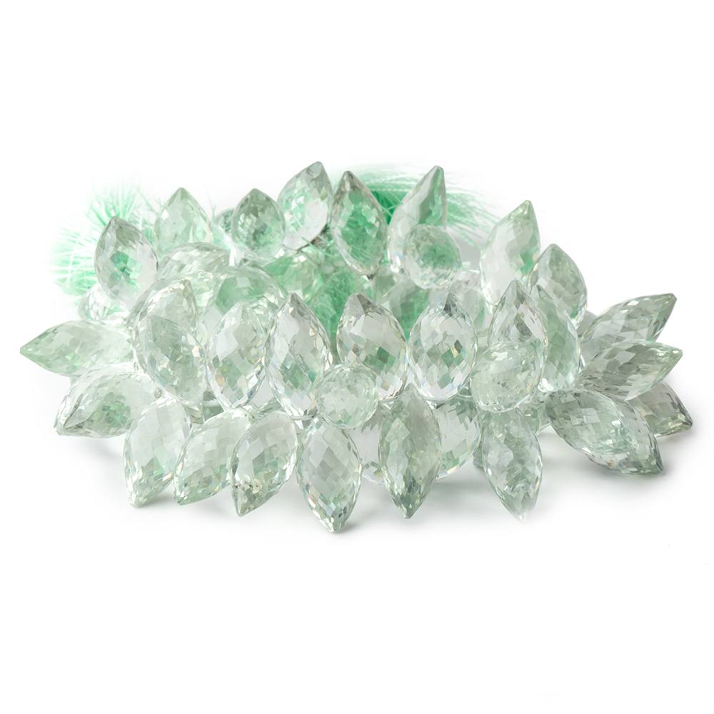 16x8-19x8mm Prasiolite Faceted Marquise Beads 8 inch 65 pieces AAA (ONLINE ORDER ONLY)