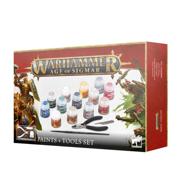 Warhammer: Age of Sigmar - Paints + Tools Set (Online Order Only)