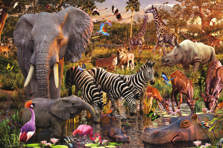 Puzzle: African Animal World (ONLINE ORDER ONLY)