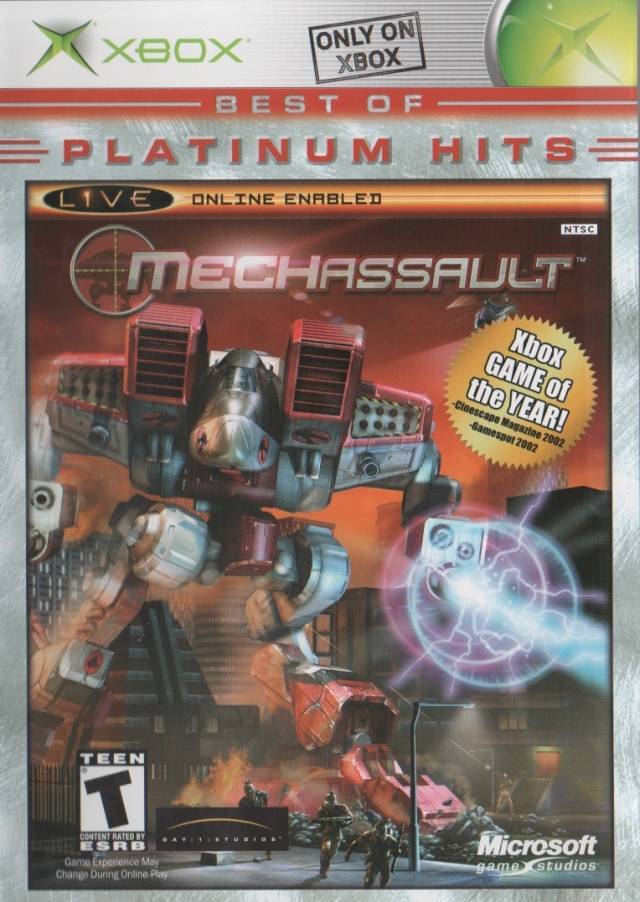 MechAssault (Platinum Hits) (Xbox) (ONLINE ORDER ONLY)