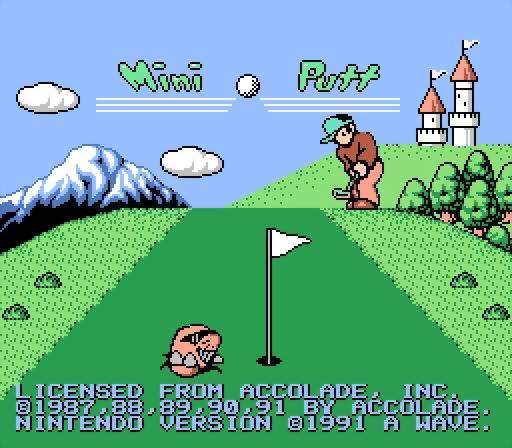 Mini Putt Super Pro Golf (Nintendo NES) (Online Only)