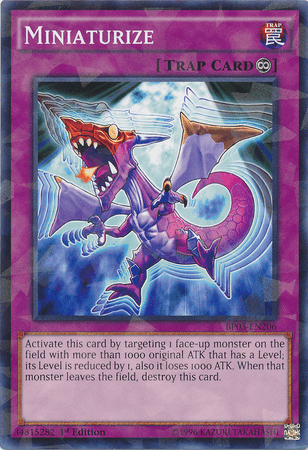 Miniaturize [BP03-EN206] Shatterfoil Rare (ONLINE ORDER ONLY)