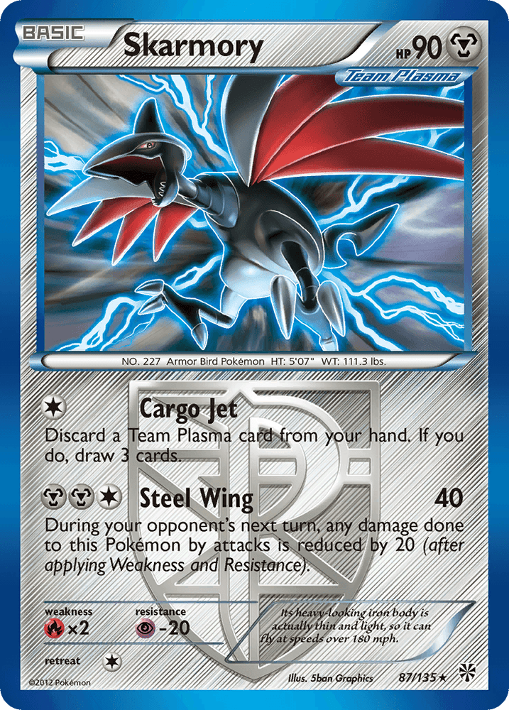 Skarmory (87/135) [Black & White: Plasma Storm] (Online Only)
