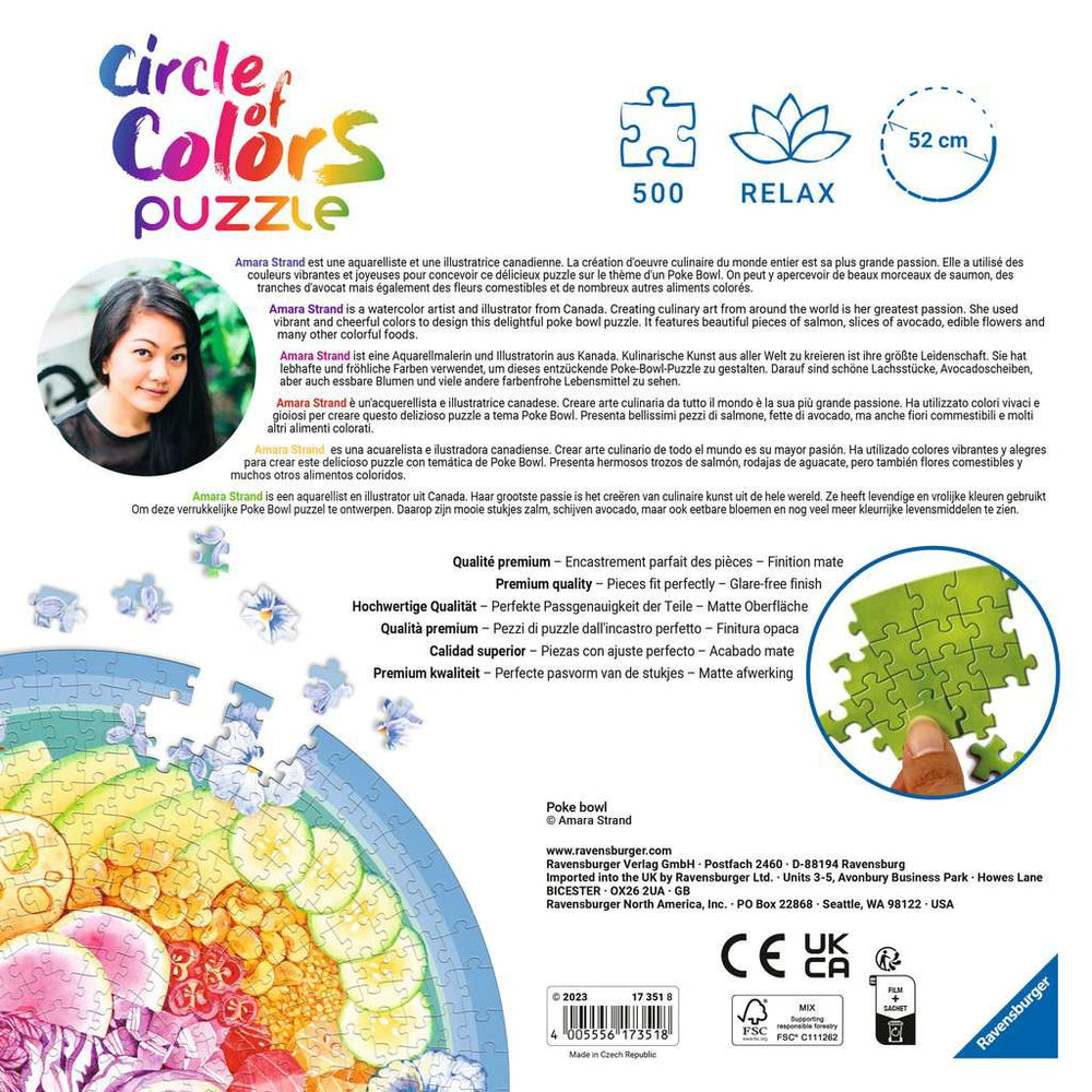 Puzzle: Circle of Colors - Poke Bowl (ONLINE ORDER ONLY)