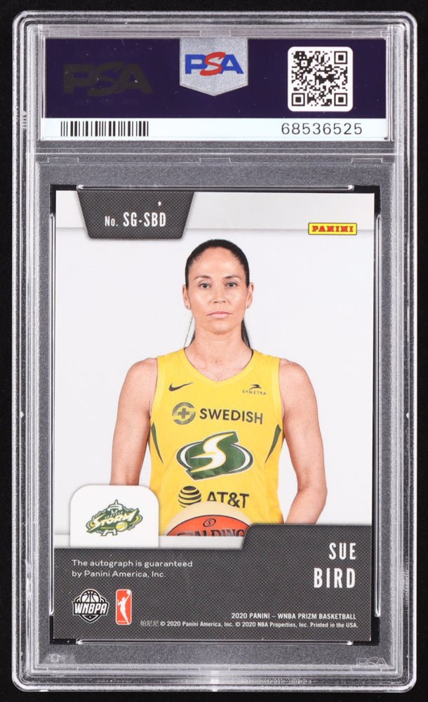 Sue Bird 2020 Panini Prizm WNBA Signatures #30 (PSA 9) (Online Order Only)