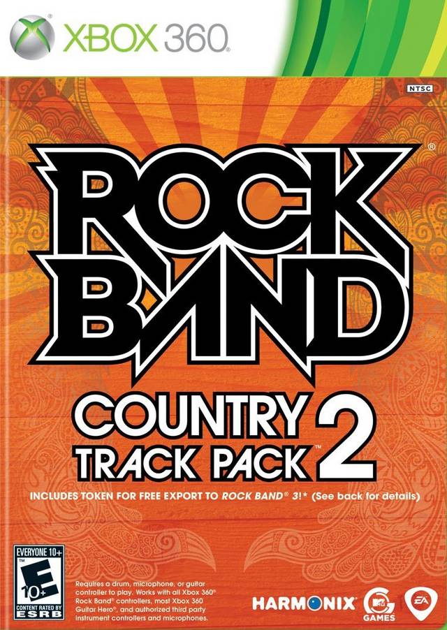 Rock Band Track Pack: Country 2 (Xbox 360) (ONLINE ORDER ONLY)
