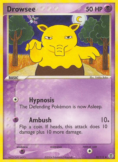 Drowzee (32/112) [EX: FireRed & LeafGreen] (Online Only)