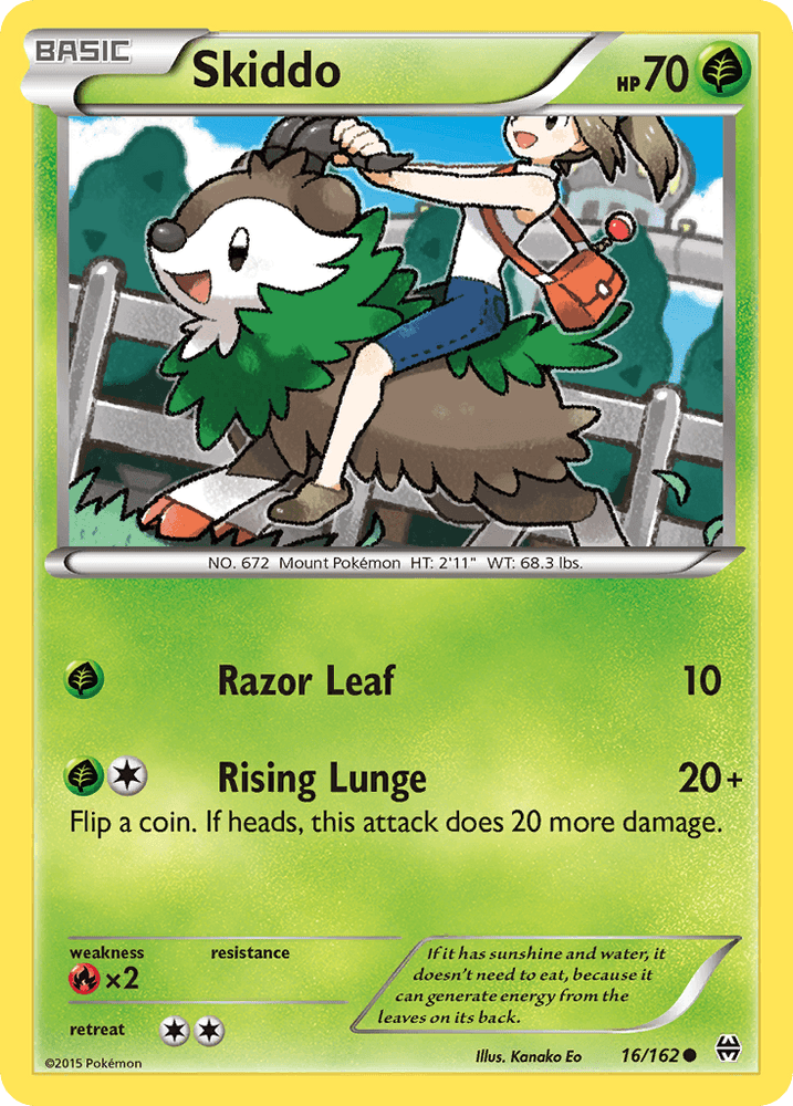 Skiddo (16/162) [XY: BREAKthrough] (Online Only)