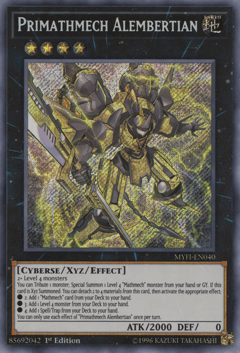Primathmech Alembertian [MYFI-EN040] Secret Rare (ONLINE ORDER ONLY)