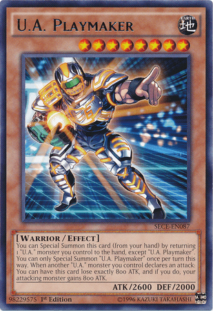 U.A. Playmaker [SECE-EN087] Rare (ONLINE ORDER ONLY)