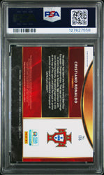 Graded 2020 Panini Select UEFA Euro Cristiano Ronaldo #136 Portugal Soccer Card PSA 10 Gem Mint