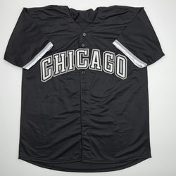 Autographed/Signed Colson Montgomery Chicago Black Baseball Jersey Beckett BAS COA