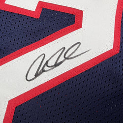 Autographed/Signed Joe Johnson Atlanta Blue Basketball Jersey Beckett BAS COA (ONLINE ORDER ONLY)