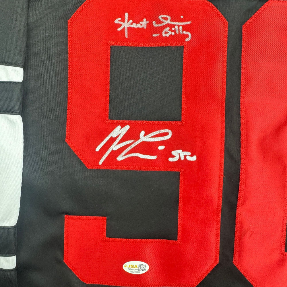 Autographed/Signed Skeet Ulrich & Matthew Lillard Dual Ghostface Scream Movie Jersey JSA COA