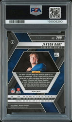 Graded 2025 Panini Mosaic Jaxson Dart #288 /10 Gold Wave Rookie RC Football Card PSA 10 Gem Mint