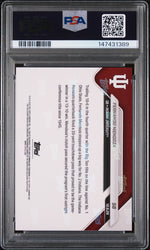 Graded 2025 Topps Bowman U Now Fernando Mendoza #58 Rookie RC Football Card PSA 9 Mint