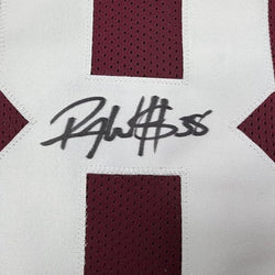 Framed Autographed/Signed Roy Williams 35x39 Oklahoma Maroon College Football Jersey Beckett BAS COA