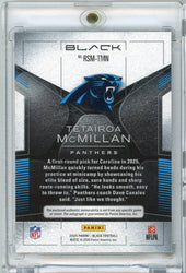 2025 Panini Black Tetairoa McMillan #RSMTMN RPA Auto /149 Rookie RC Football Card