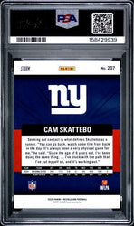 Graded 2025 Panini Revolution Cam Skattebo #207 Red Storm Rookie RC Football Card PSA 10 Gem Mint