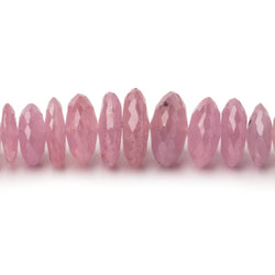 5-12mm Ruby German Faceted Rondelle Beads 16 inch 122 pieces (ONLINE ORDER ONLY)