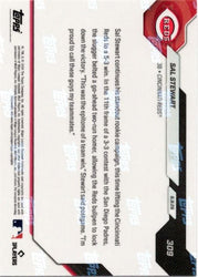 2026 Topps Now Sal Stewart #309 Foilfractor 1/1 2nd Home Run in 11th Delivers Reds Win in San Diego Cincinnati Reds Rookie RC Baseball Card (ONLINE ORDER ONLY)