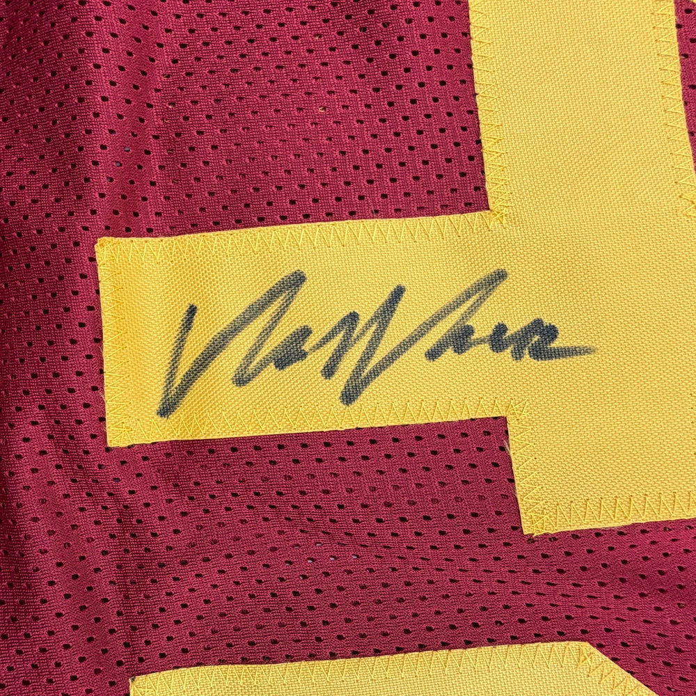Autographed/Signed Uchenna Nwosu USC Southern Cal Red College Football Jersey Beckett BAS COA (ONLINE ORDER ONLY)
