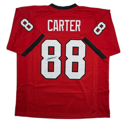 Autographed/Signed Jalen Carter Georgia Red College Football Jersey JSA COA (ONLINE ORDER ONLY)