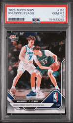 Graded 2025 Topps Now Kon Knueppel/Cooper Flagg #152 Rookie RC Basketball Card PSA 10 Gem Mint (ONLINE ORDER ONLY)