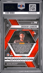 Graded 2025 Panini Mosaic Shedeur Sanders #290 Reactive Yellow Rookie RC Football Card PSA 10 Gem Mint (ONLINE ORDER ONLY)