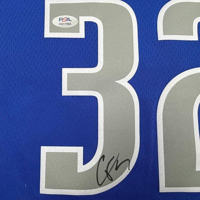 Framed Autographed/Signed Cooper Flagg 35x39 Dallas Mavericks Royal Blue Authentic Basketball Jersey PSA/DNA COA (ONLINE ORDER ONLY)