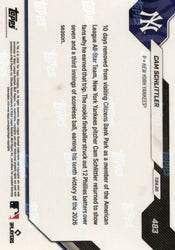 2026 Topps Now Cam Schlittler #483 Orange Foil /25 10th Victory of Season Comes with Dozen Ks New York Yankees Rookie RC Baseball Card (ONLINE ORDER ONLY)