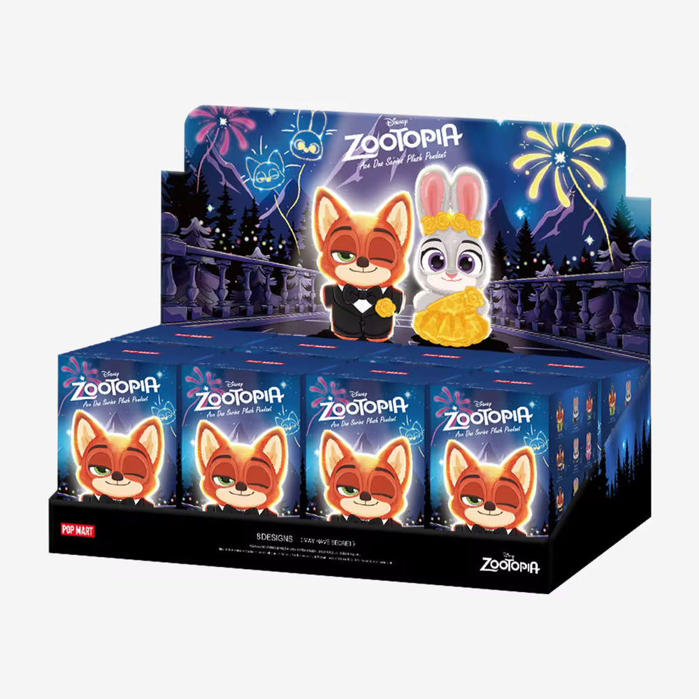 POP MART Zootopia Ace Duo Plush Pendant Blind Box (ONLINE ORDER ONLY)