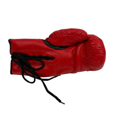 Autographed/Signed Michael Moorer Red Everlast Boxing Glove JSA COA (ONLINE ORDER ONLY)