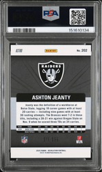 Graded 2025 Panini Revolution Ashton Jeanty #202 Green Astro /699 Rookie RC Football Card PSA 10 Gem Mint (ONLINE ORDER ONLY)