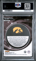 Graded 2024 Panini Prizm Draft Picks Caitlin Clark #22 Student Orientation Purple Pulsar /55 Rookie RC Basketball Card PSA 10 Gem Mint (ONLINE ORDER ONLY)