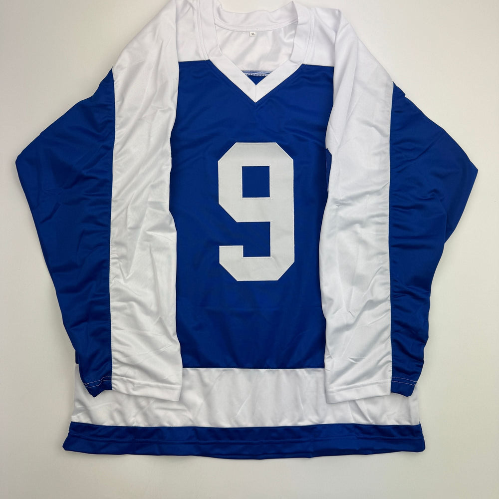 Autographed/Signed Russ Courtnall Toronto Blue Hockey Jersey Beckett BAS COA (ONLINE ORDER ONLY)