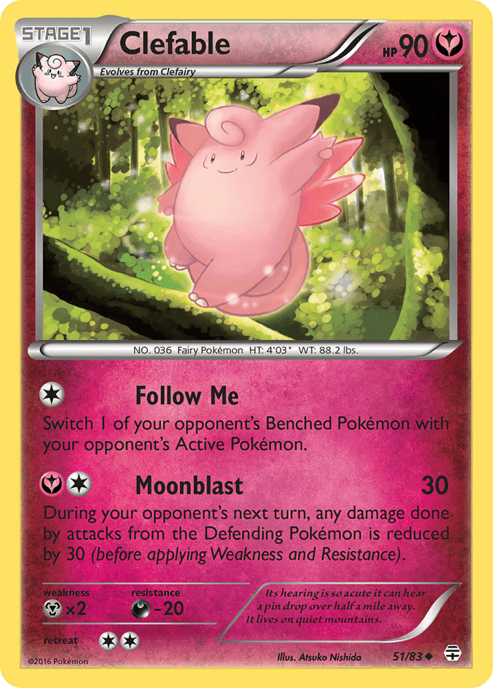 Clefable (51/83) [XY: Generations] (Online Only)