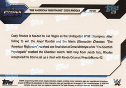 2026 Topps Now WWE Cody Rhodes #29 Orange Foil /25 Wrestling Card