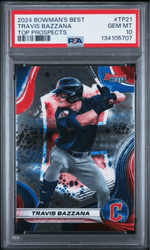 Graded 2024 Topps Bowmans Best Travis Bazzana #TP21 Top Prospects Rookie RC Baseball Card PSA 10 Gem Mint