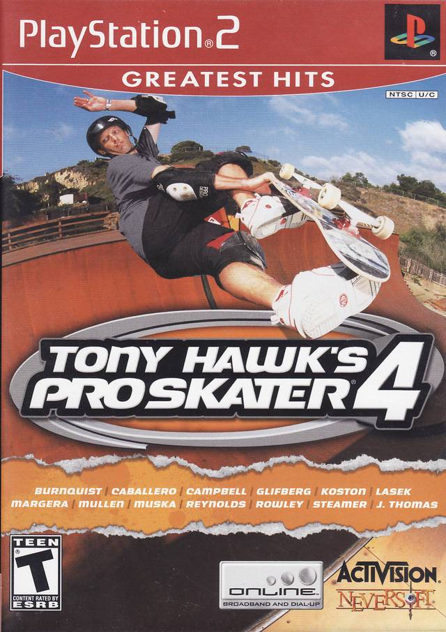Tony Hawk's Pro Skater 4 (Greatest Hits) (Playstation 2) (Online Only)