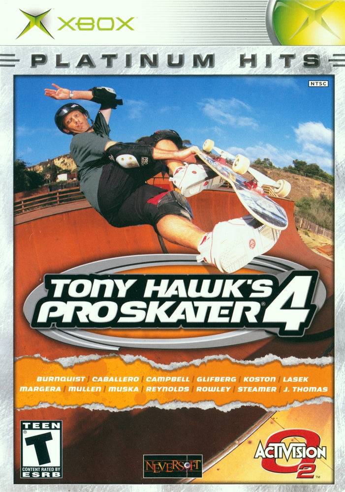 Tony Hawk's Pro Skater 4 (Platinum Hits) (Xbox) (ONLINE ORDER ONLY)