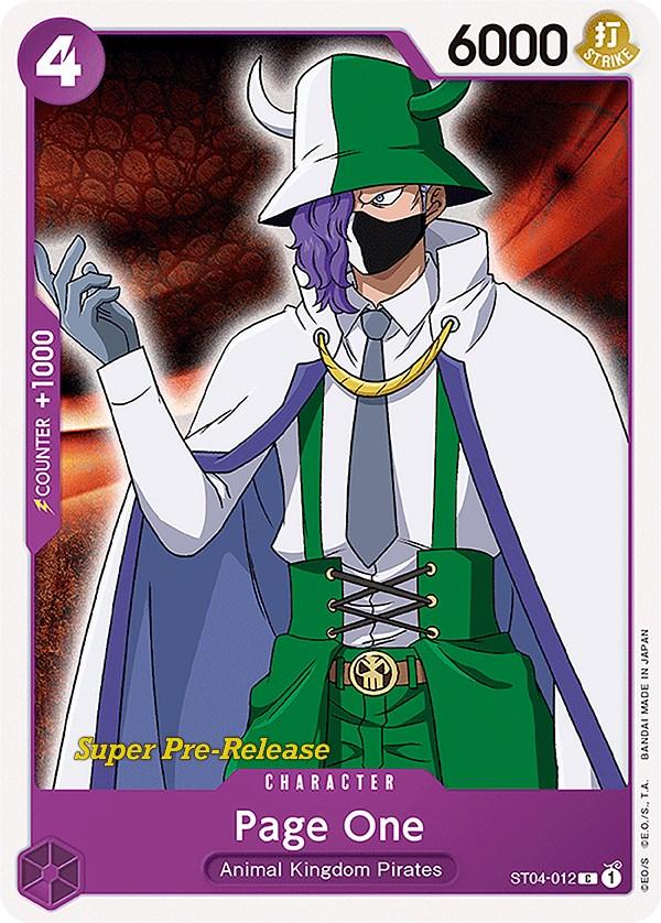 Page One [Super Pre-Release Starter Deck: Animal Kingdom Pirates] (ONLINE ORDER ONLY)