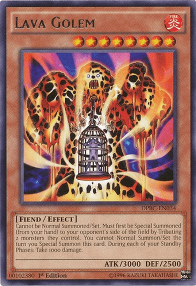 Lava Golem [DPBC-EN034] Rare (ONLINE ORDER ONLY)