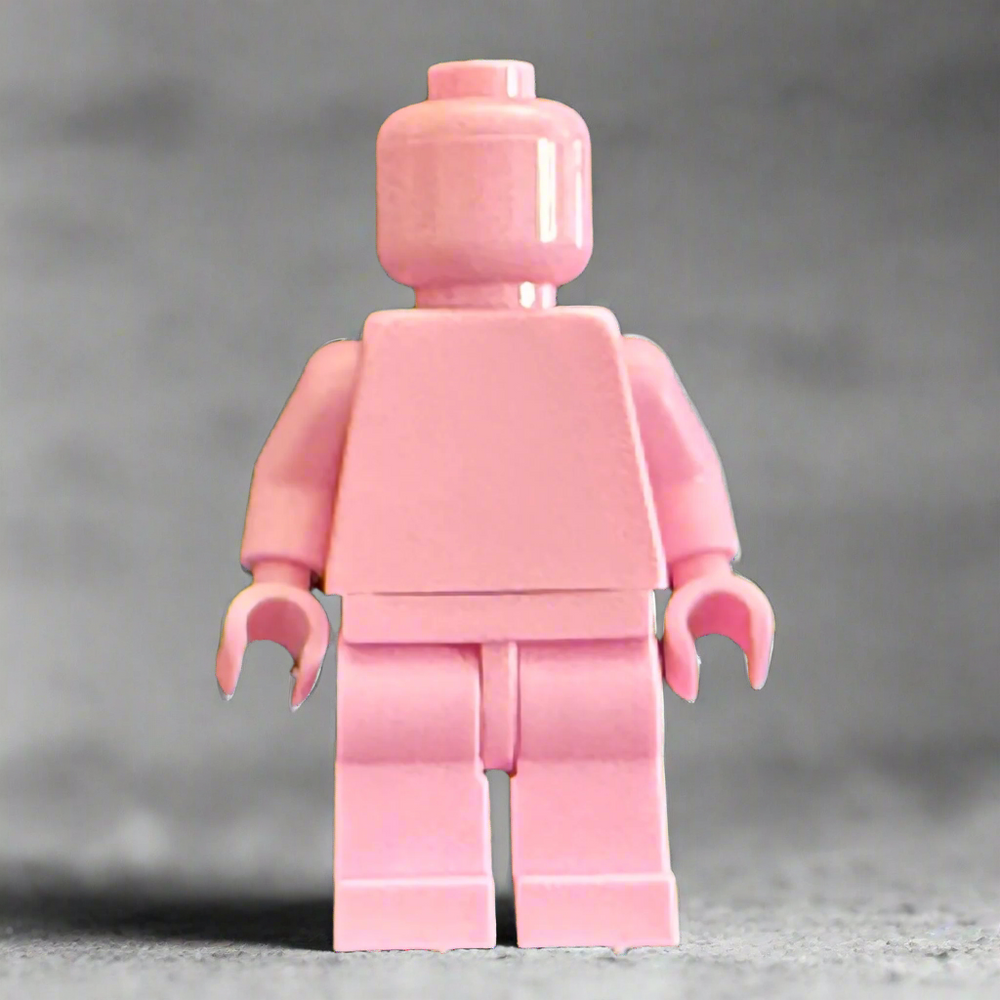 Monochrome Custom Minifigures – 40+ Vibrant Colors! (ONLINE ORDER ONLY)