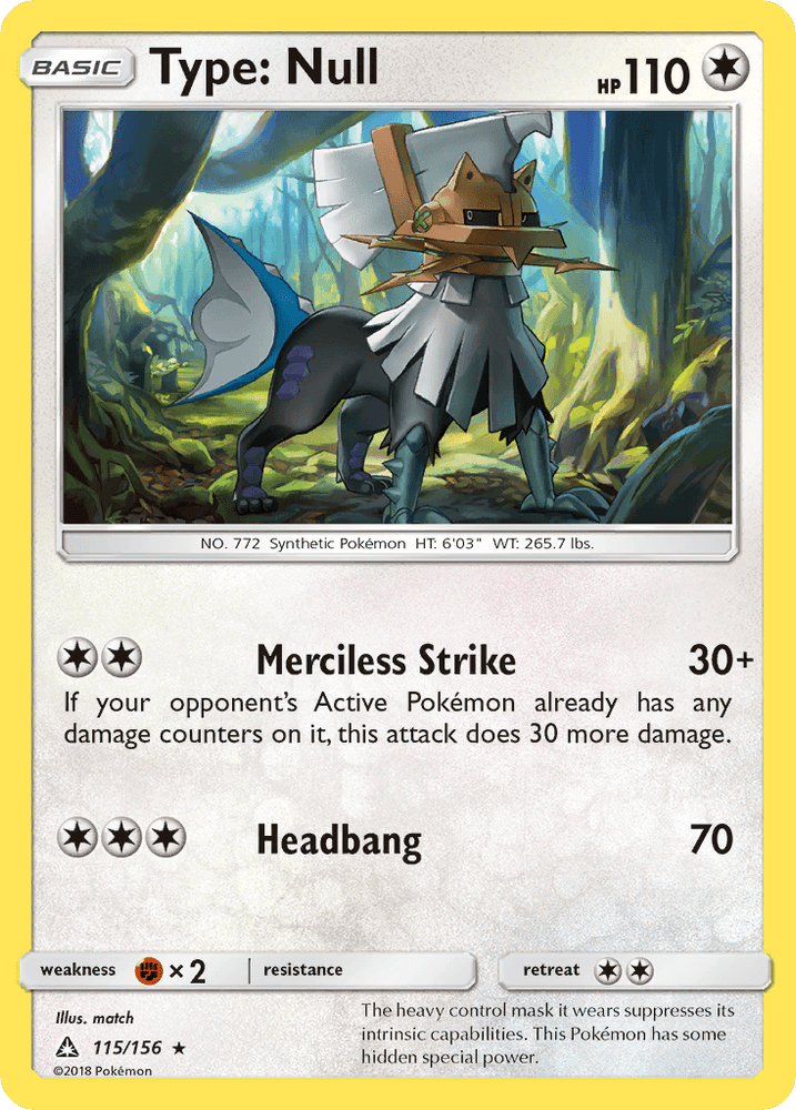 Type: Null (115/156) [Sun & Moon: Ultra Prism] (Online Only)