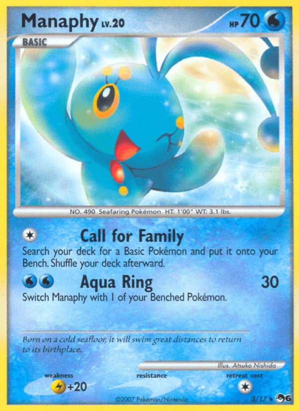 Manaphy (3/17) [POP Series 6] (Online Only)