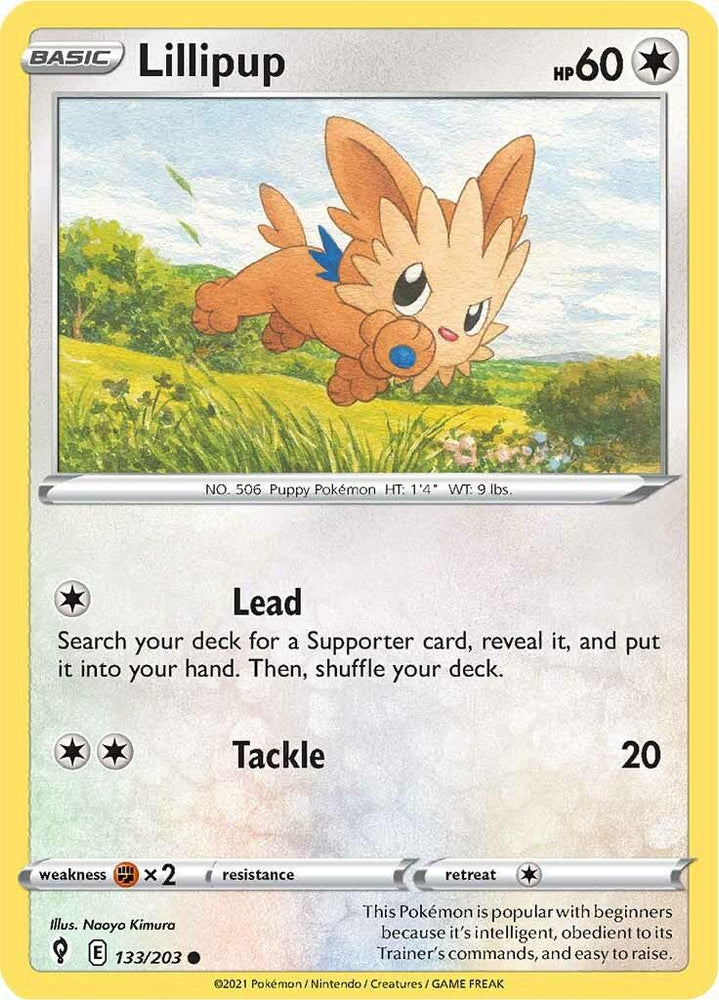 Lillipup (133/203) [Sword & Shield: Evolving Skies] (Online Only)
