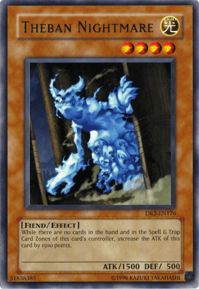 Theban Nightmare [DR2-EN176] Rare (ONLINE ORDER ONLY)