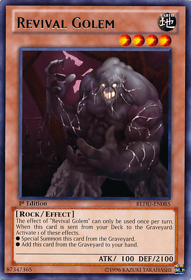 Revival Golem [REDU-EN085] Rare (ONLINE ORDER ONLY)